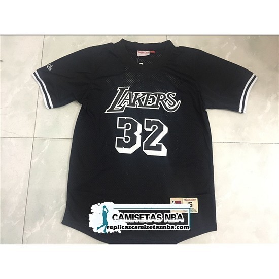 Camiseta Manga Corta Bulls Magic Johnson Negro